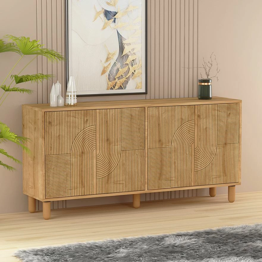 Konsol Skye Decor, desso, ngjyrë lis safir