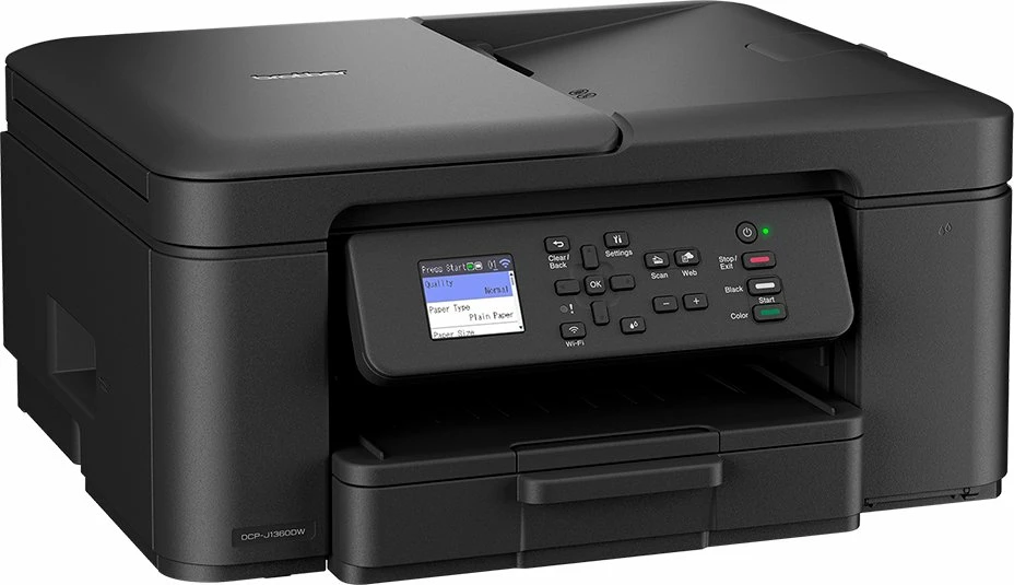 Pajisje multifunksionale inkjet Brother DCP-J1360DW (DCPJ1360DWRE1), A4, Wi‑Fi, duplex, ADF 20 fletë, e zezë