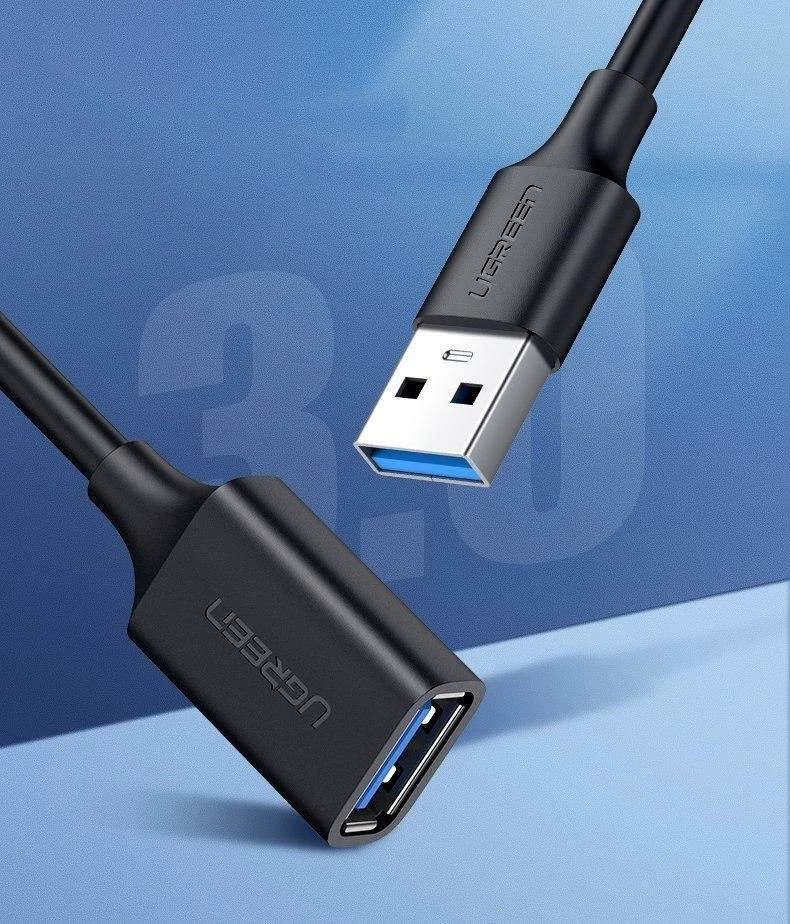 Kabllo zgjatëse USB-A Ugreen US129 USB 3.0 1.5 m Male-Female, e zezë