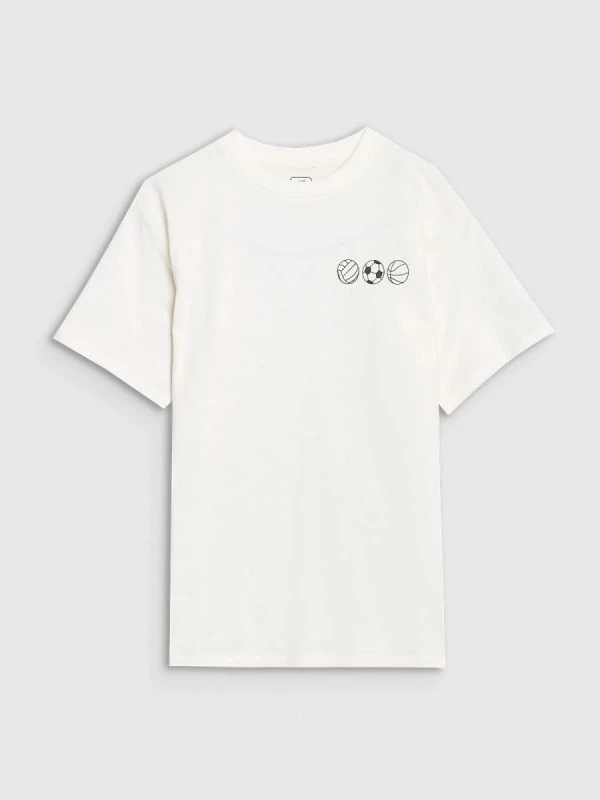 Maicë për djem 4f, oversize me print