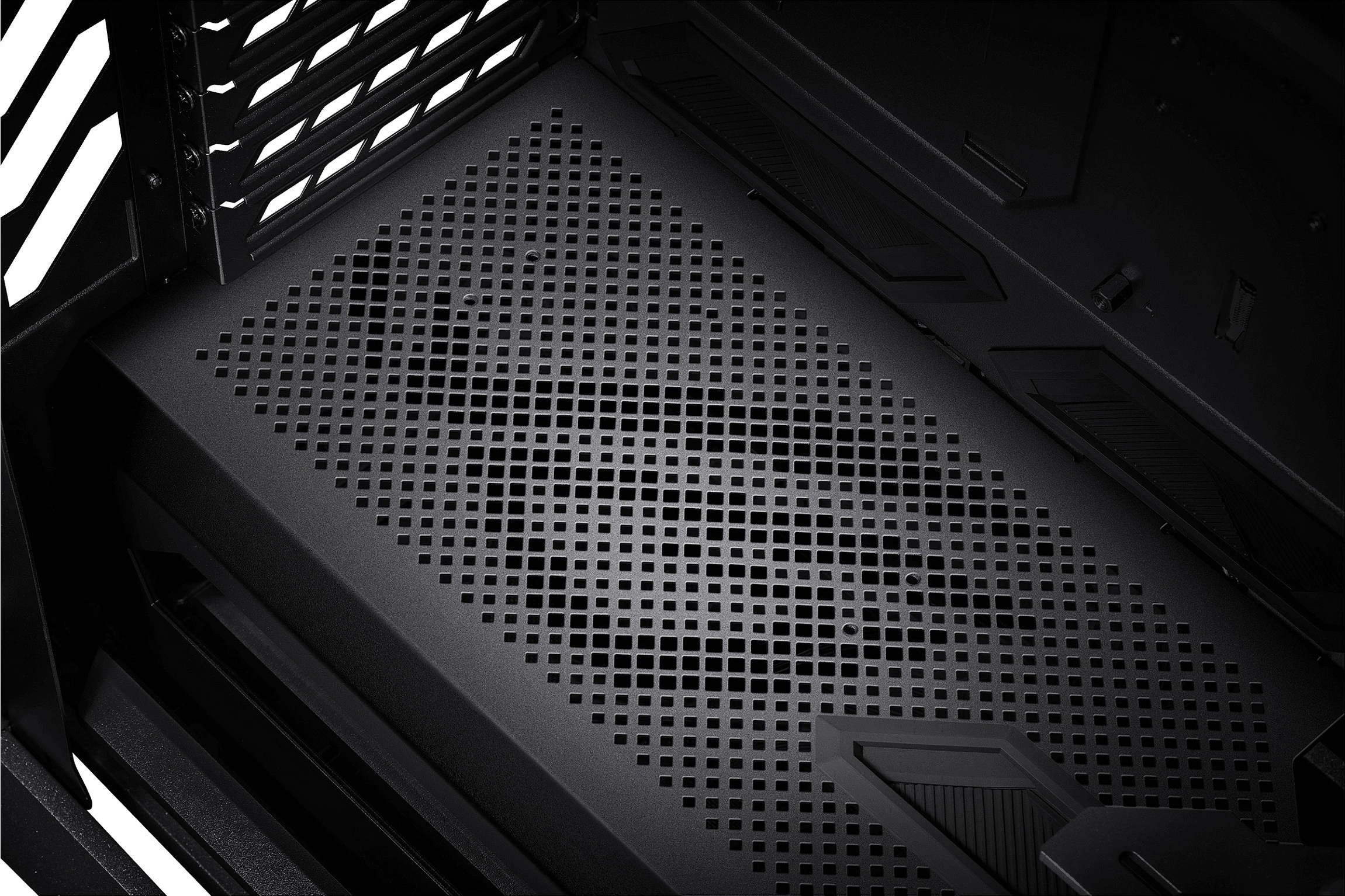 Kasë ASUS ROG Hyperion GR701 BTF Edition, Tower, RGB, xham i temperuar, e zezë/transparent