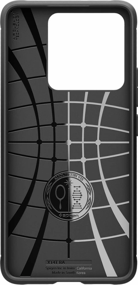 Mbështjellës Spigen Rugged Armor për Xiaomi 14T Pro, Matte Black