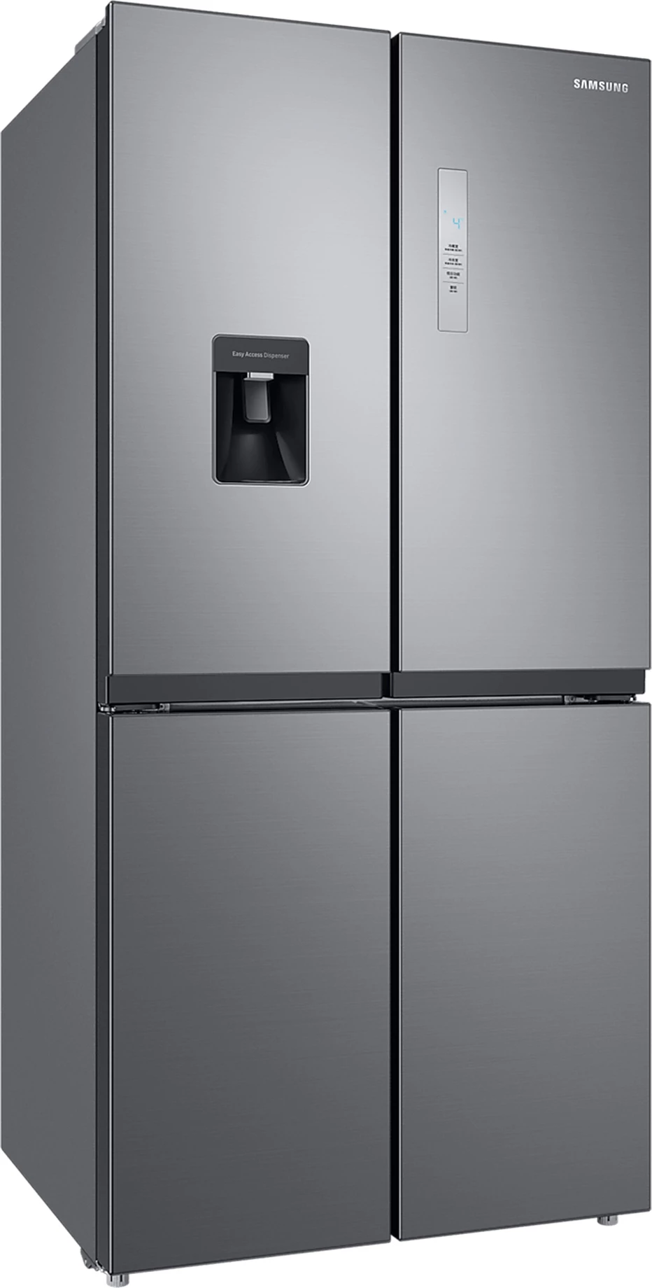 Frigorifer Samsung RF48A401EM9 Twin Cooling Plus, dispenser uji pa lidhje, Argjend