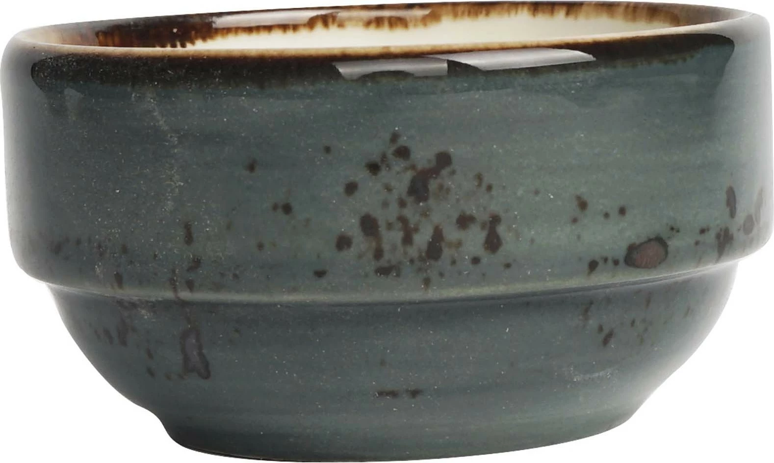 Tas porcelani Fine Dine Arando 150 ml / 80 mm, i grumbullueshëm, gri, set 6 copë