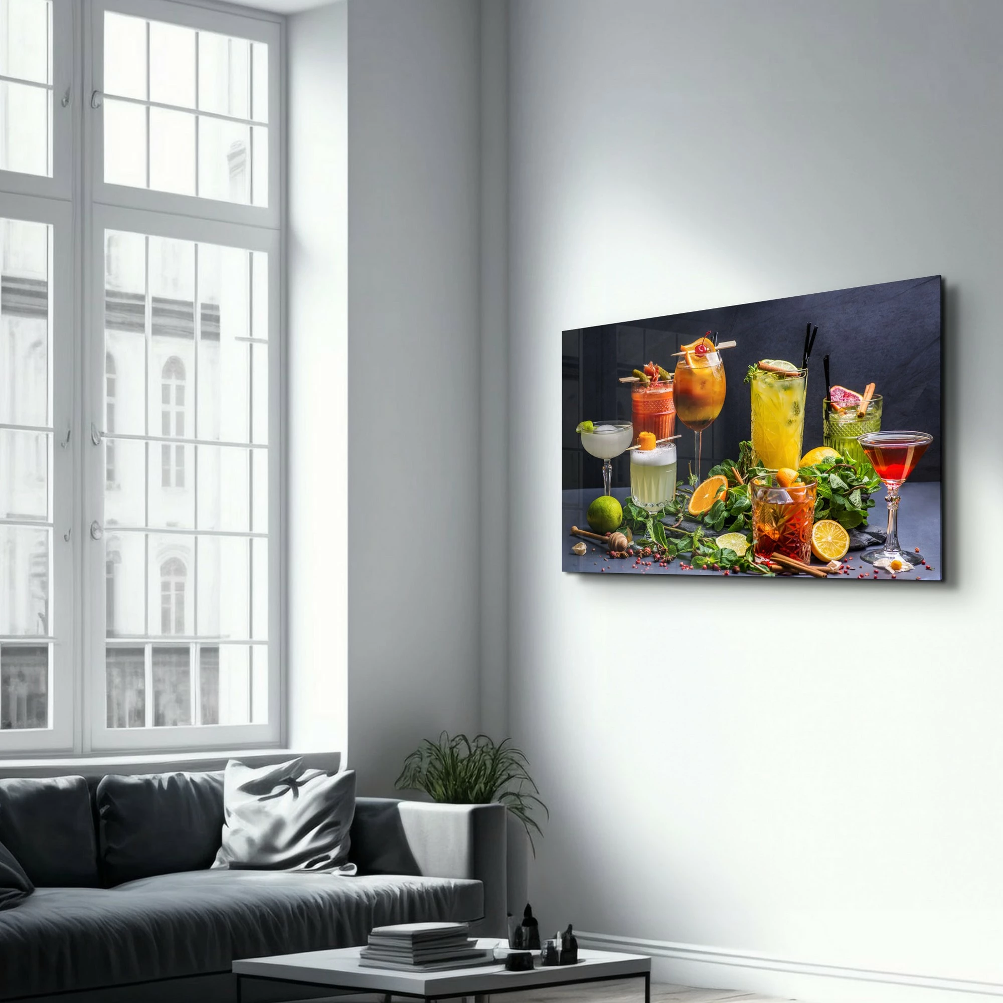 Pikturë dekorative prej xhami të temperuar, Wallity VFT-2051, 46x72cm