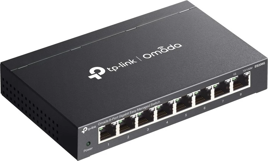 Switch TP-Link Omada ES208G, 8 porte, Gigabit, i zi