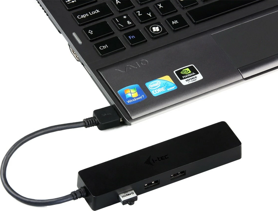 USB HUB i-tec U3GL3SLIM, 3 porta USB 3.0 + Gigabit Ethernet, i zi