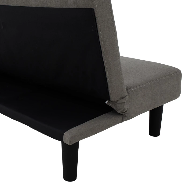 Divan-krevat Breathe, stof antracit, 167x77x73 cm