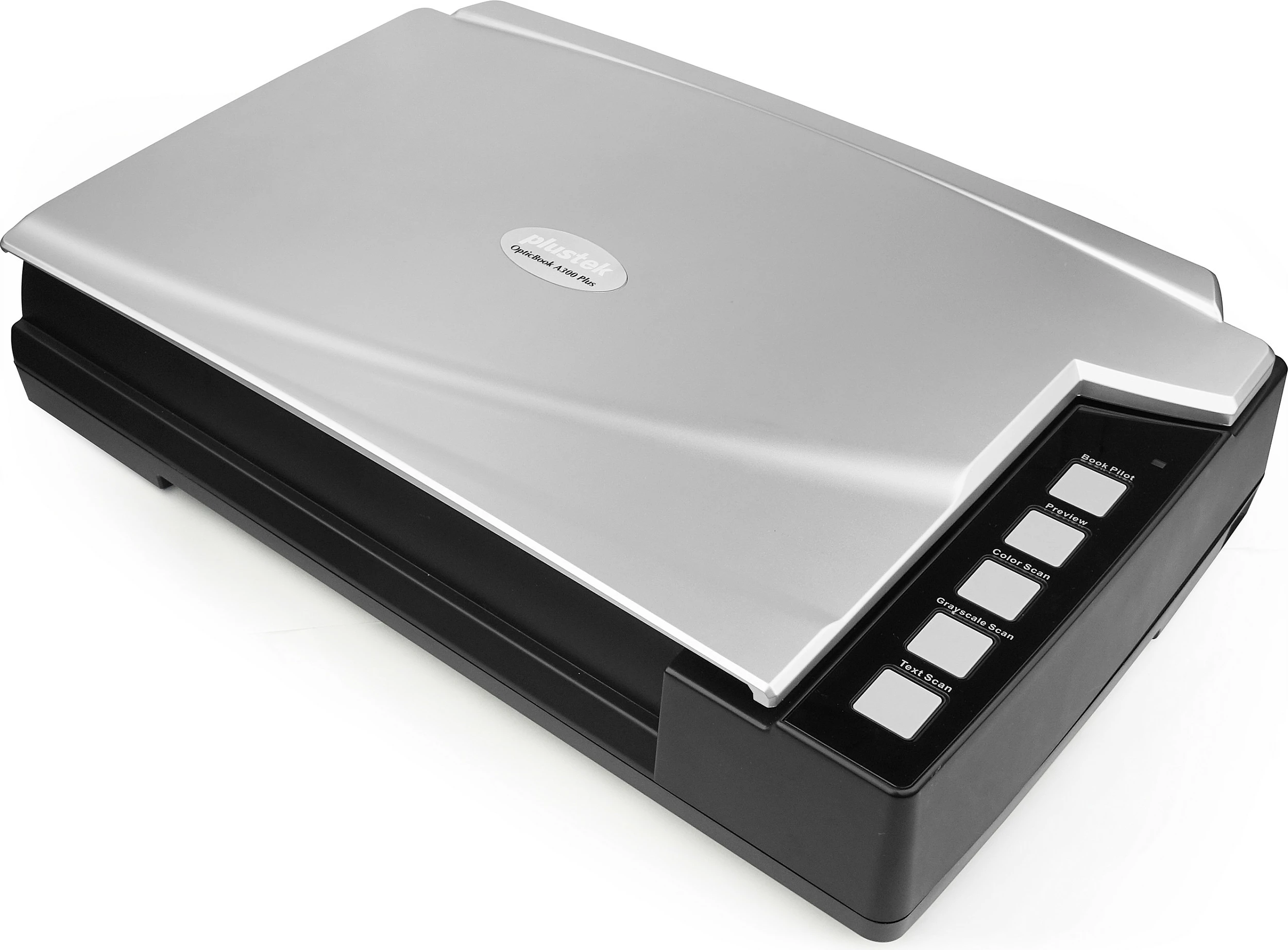 Skaner libri Plustek OpticBook A300PLUS, A3, 600 x 600 DPI, USB, gri/zi
