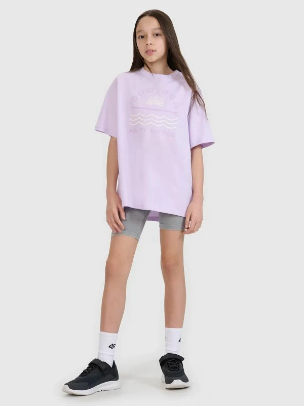 Maicë oversize për femra 4F, me print [Madhësia: 152]
