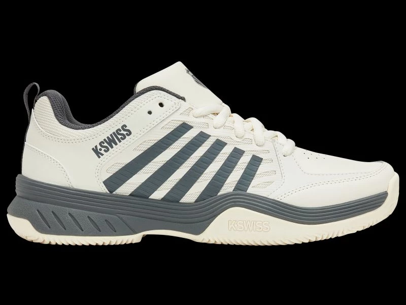 Atlete K-Swiss COURT EXPRESS 2 CLAY, egret/turbulence-m