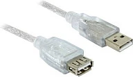 Kabllo zgjatuese USB DeLOCK 82239, USB-A mashkull në USB-A femër, 1.8 m, USB 2.0, e bardhë