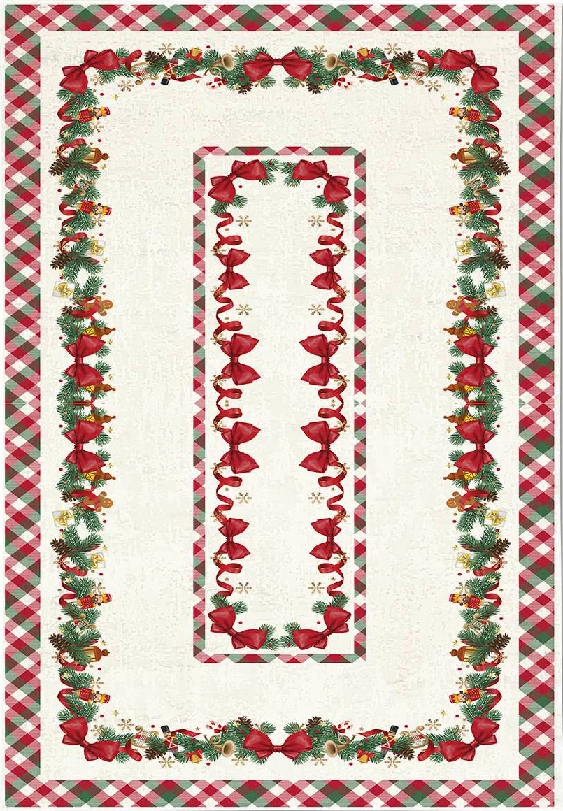 Mbulesë tavoline Hermia Concept, shumëngjyrëshe, HM-Tblnwy26-6, 140x300cm