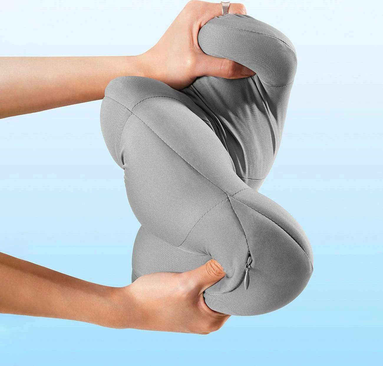 Jastëk mbështetës për kokë sedilje veture Baseus Comfort Ride CNTZ000013, memory foam, gri