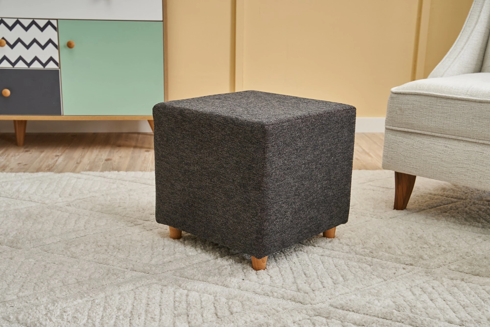 Puf Atelier del Sofa, Ranma Gabbana, antracit-bakër