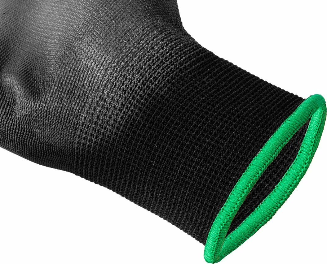 Doreza kopshti Verto, të veshura me PU, madhësia 11\", ngjyrë e zezë