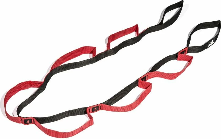 Rrip ushtrimesh adidas, i zi dhe i kuq