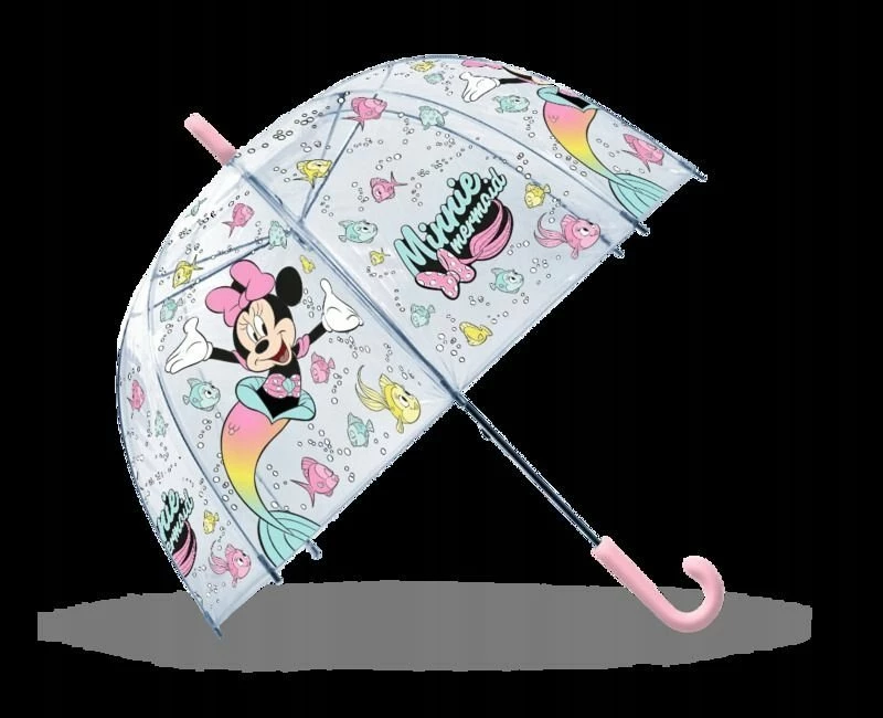 Çadër për fëmijë Kids Euroswan MN30025, automatike transparente 48 cm, motiv Mickey Mouse, shumengjyrëshe
