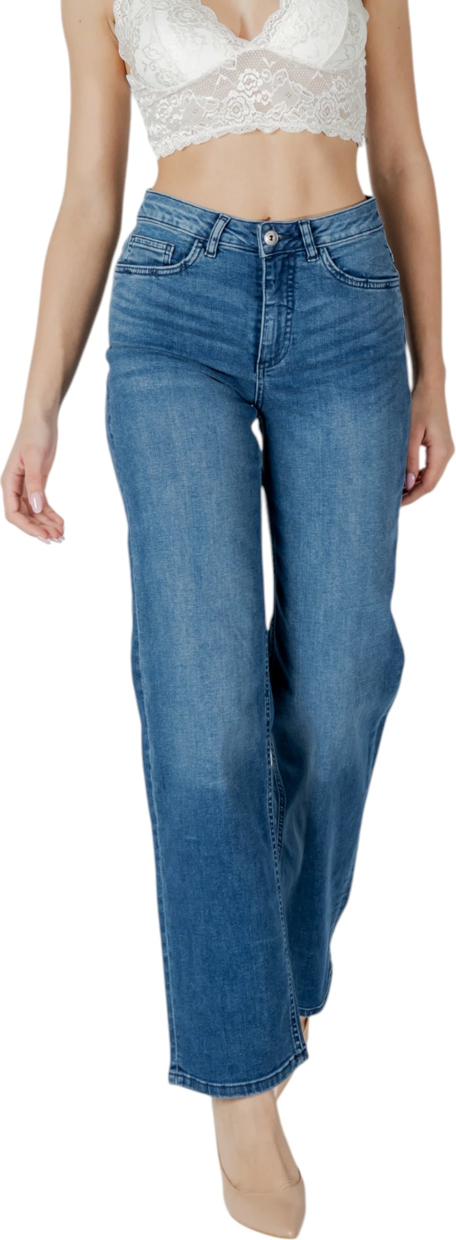 Xhinse për femra Ichi IHTWIGGY STRAIGHT 20119128, denim [Madhësia: W31 L32]