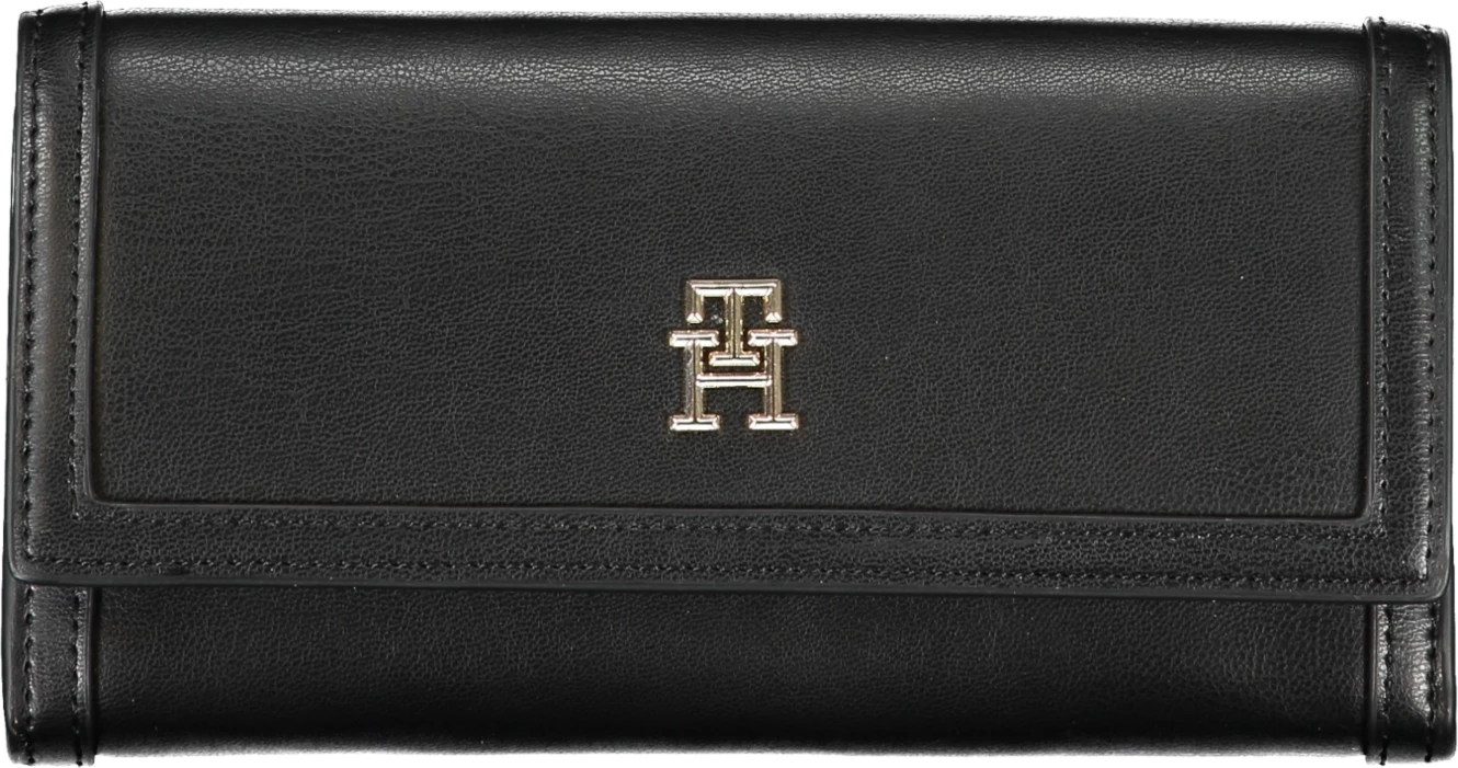 Portofol për femra TOMMY HILFIGER, e zezë
