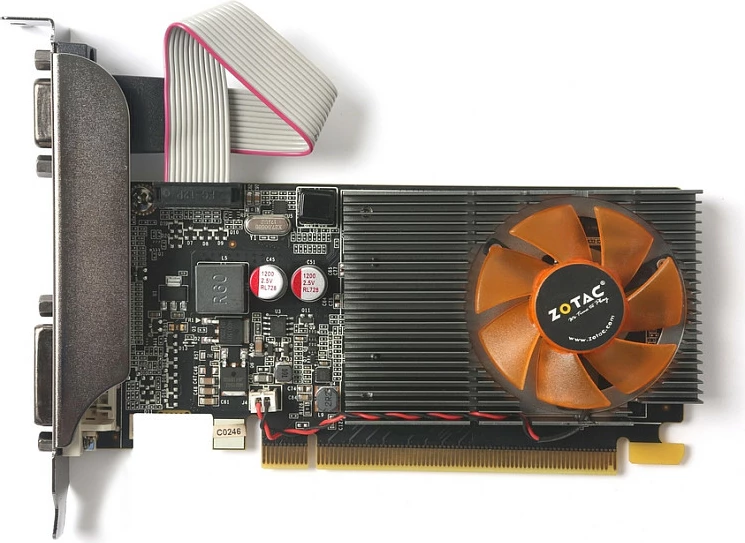 Kartelë grafike Zotac GeForce GT 710, 2 GB, GDDR3, e zezë
