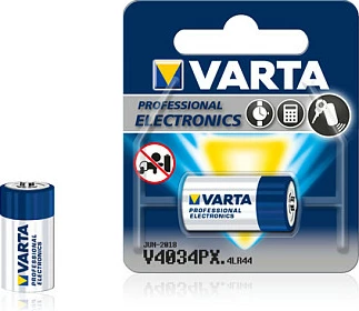 Bateri Varta V4034PX (4SR44/4LR44), Alkaline 6V, 100 mAh, 1 copë, blu/bardhë