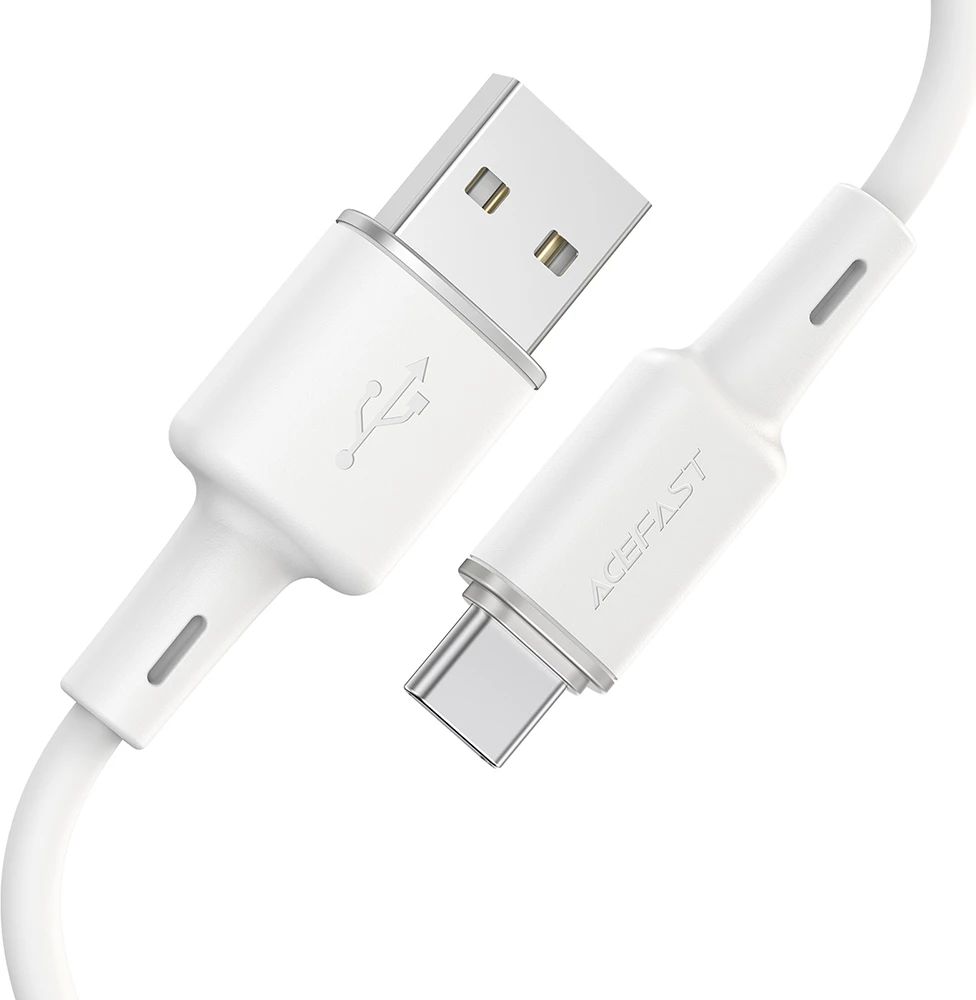 Kabllo Acefast C2-04, USB në USB Type-C, 1.2m, 3A, e zezë