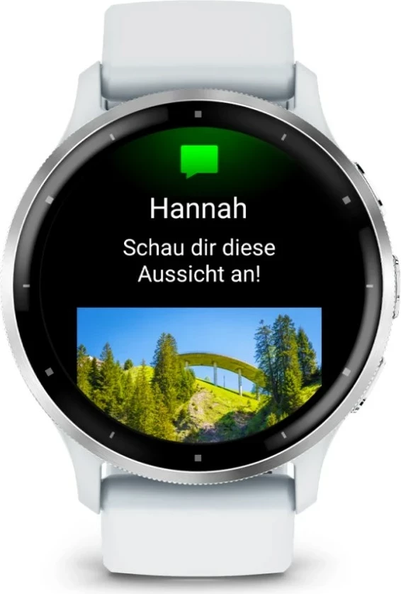 Smartwatch Garmin Venu 3, 45 mm, AMOLED, GPS, Wi-Fi, Bardhë