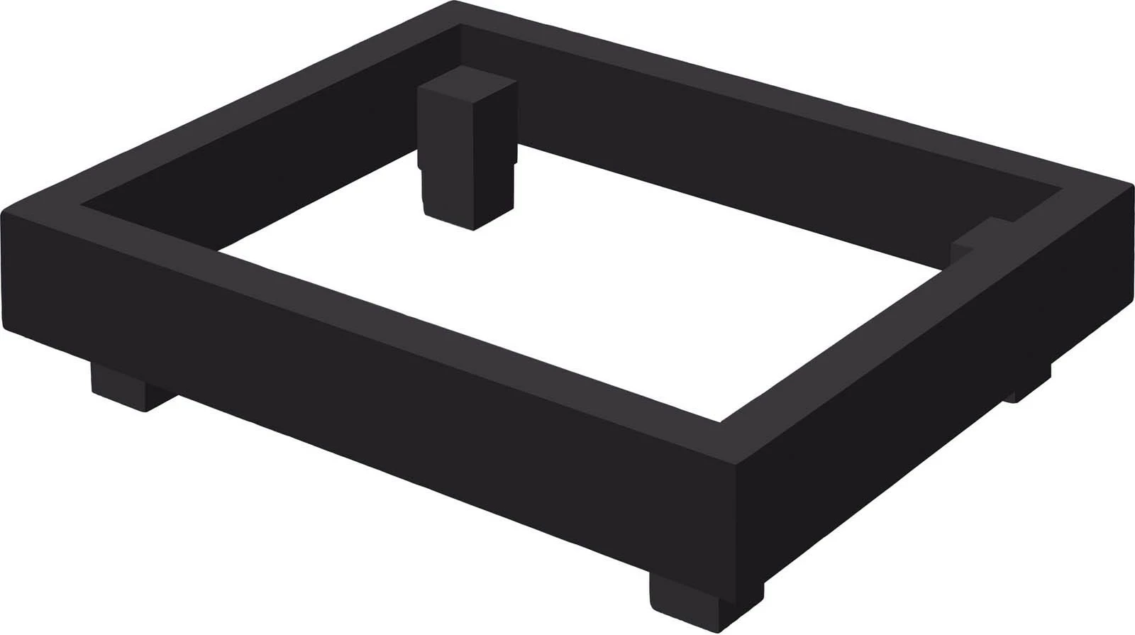 mbajtëse ngritëse buffet Fine Dine Madeira Black GN 1/2, dru, e zezë