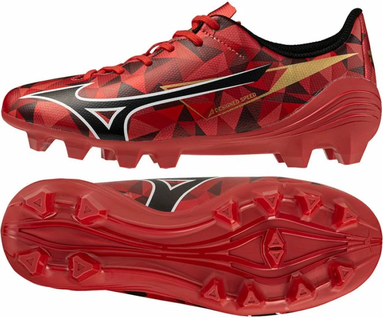 Atlete futbolli për fëmijë Mizuno, të kuqe