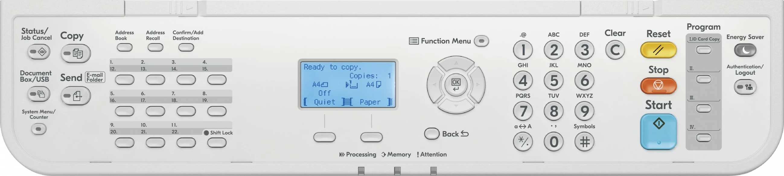 Printer multifunksional Kyocera ECOSYS MA4500x, laser, mono, A4, bardh e zi