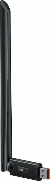 Adapter Wi‑Fi USB Baseus FastJoy B01317600111-01 300Mbps Wi‑Fi 5 me antenë 6dBi, i zi