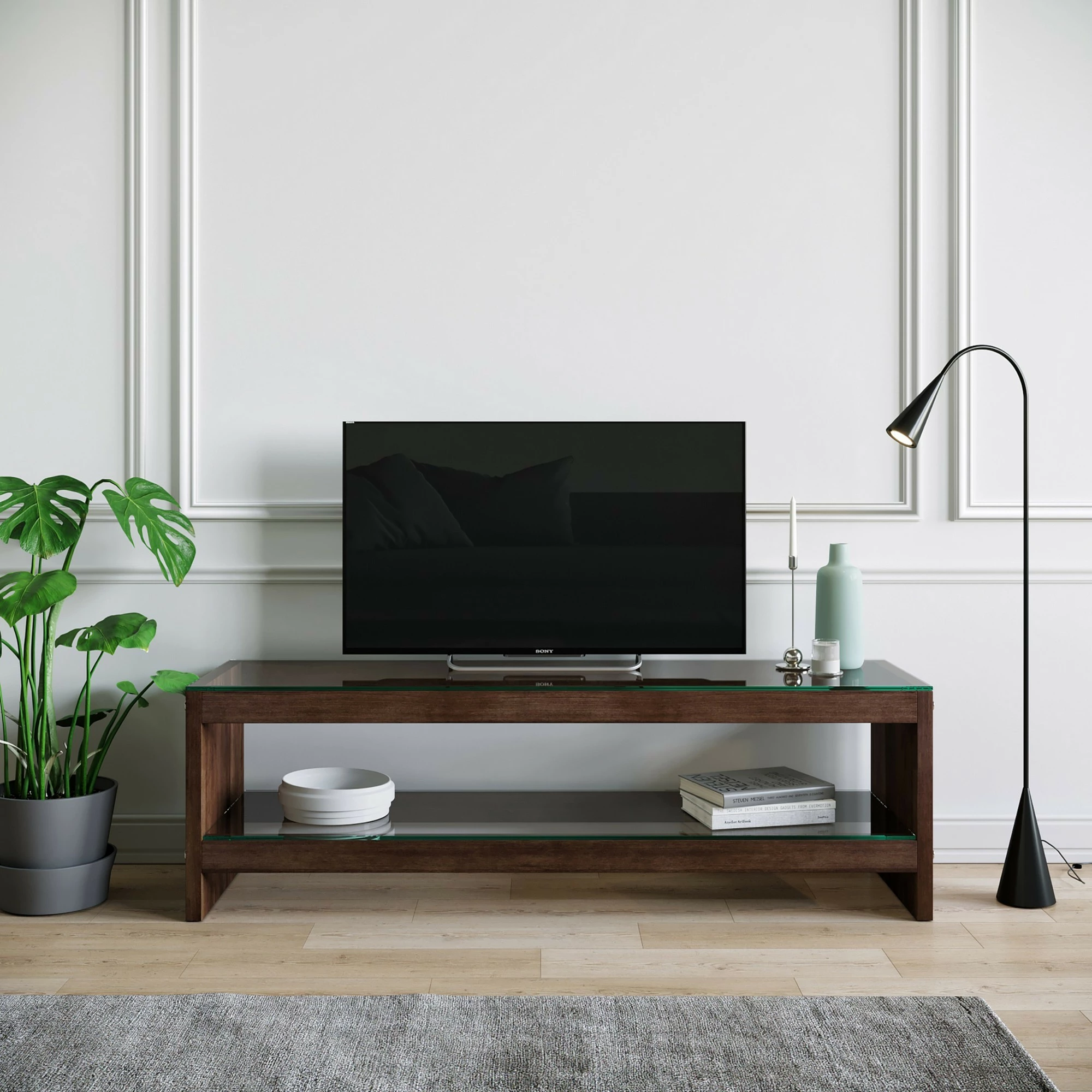 Komodë TV Hanah Home, TV300, ngjyrë arre