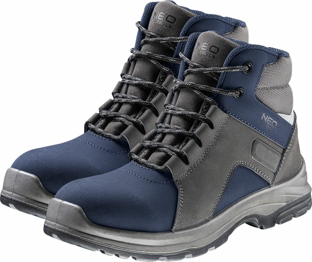Çizme pune Neo 82-750-40 S3 SRC nubuk, madhësia 40, blu/gri
