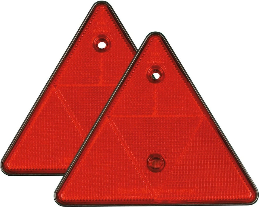 Trekendesh Reflektues 150x130mm - Kuqe