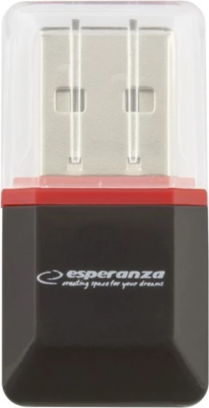 Lexues i kartave Esperanza EA134K, USB 2.0, i zi