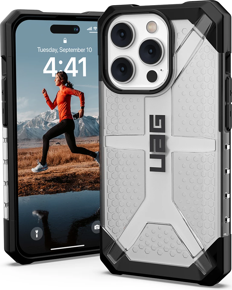 Mbështjellës UAG Plasma për iPhone 14 Pro, transparent