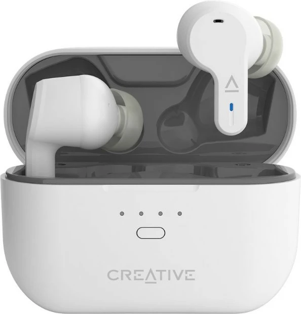Kufje TWS, Creative Zen Air Pro, Bluetooth 5.3 LE Audio, ANC hibride, 33h me kuti, IPX5, të bardha