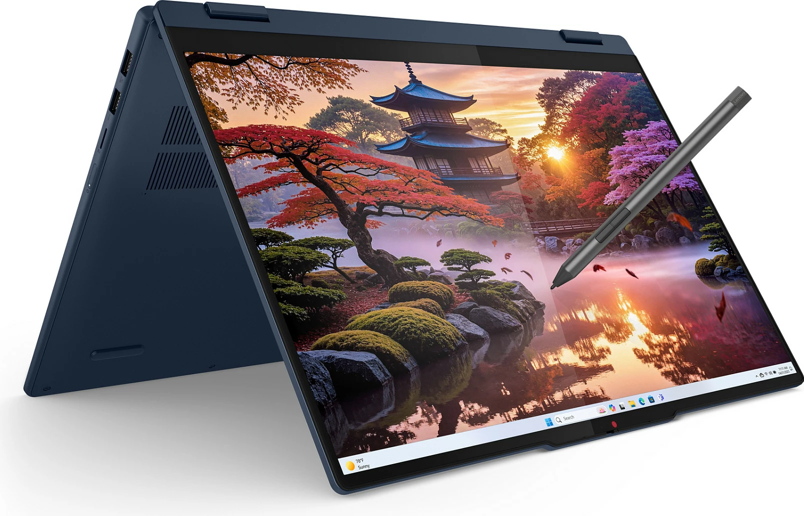 Kompjuter portativ 2-në-1 Lenovo IdeaPad 5, Ryzen AI 5 340, 16GB RAM, 512GB SSD, 16" WUXGA, Windows 11 Home, Cosmic Blue