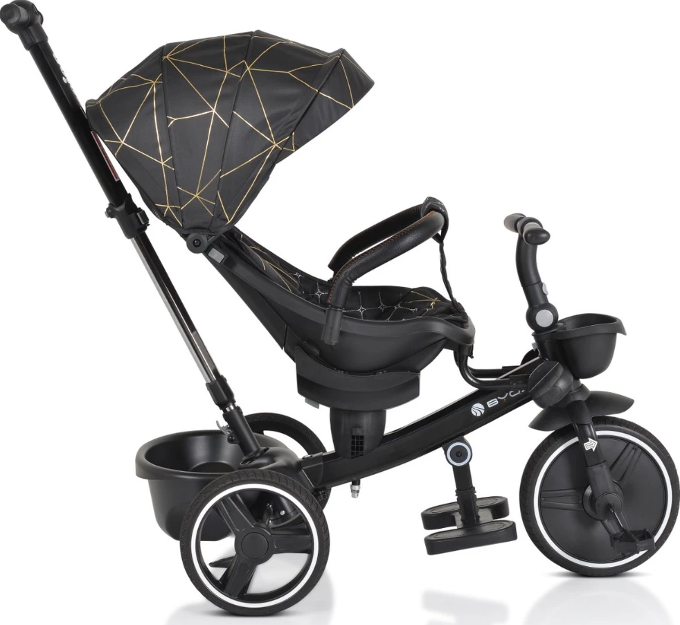 Triçikletë Cangaroo Fusion, e zezë