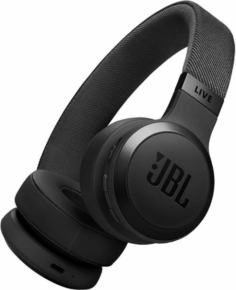 Kufje Bluetooth over-ear pa tela JBL Live 670NC, ANC, Bluetooth 5.3, 65h bateri, të zeza