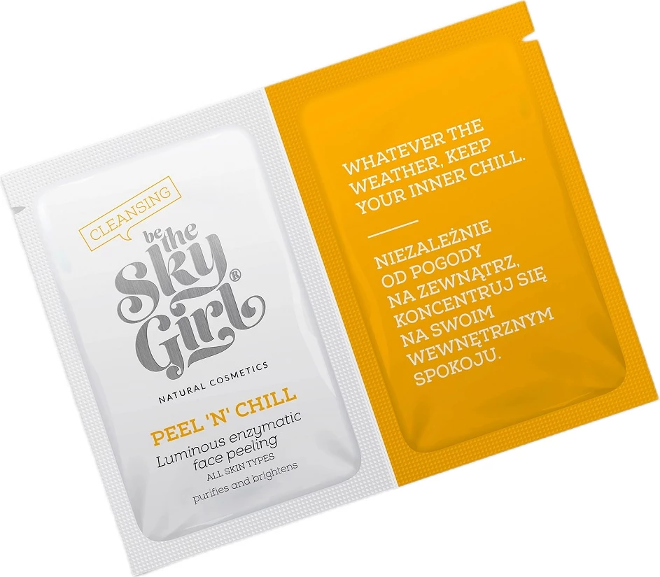 Peeling enzimatik për fytyrë Be The Sky Girl Peel 'N’ Chill për femra 2x4g