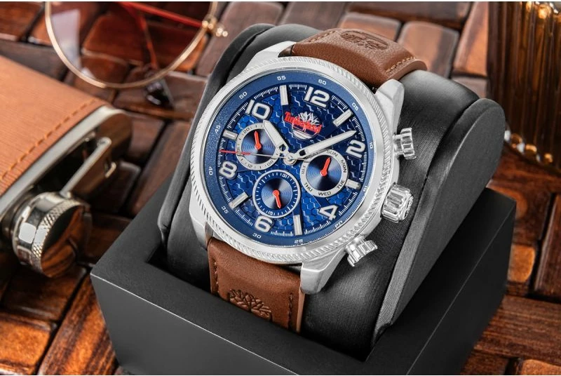 Orë dore për meshkuj Timberland Classic TDWGF0028705, kafe/blu, set