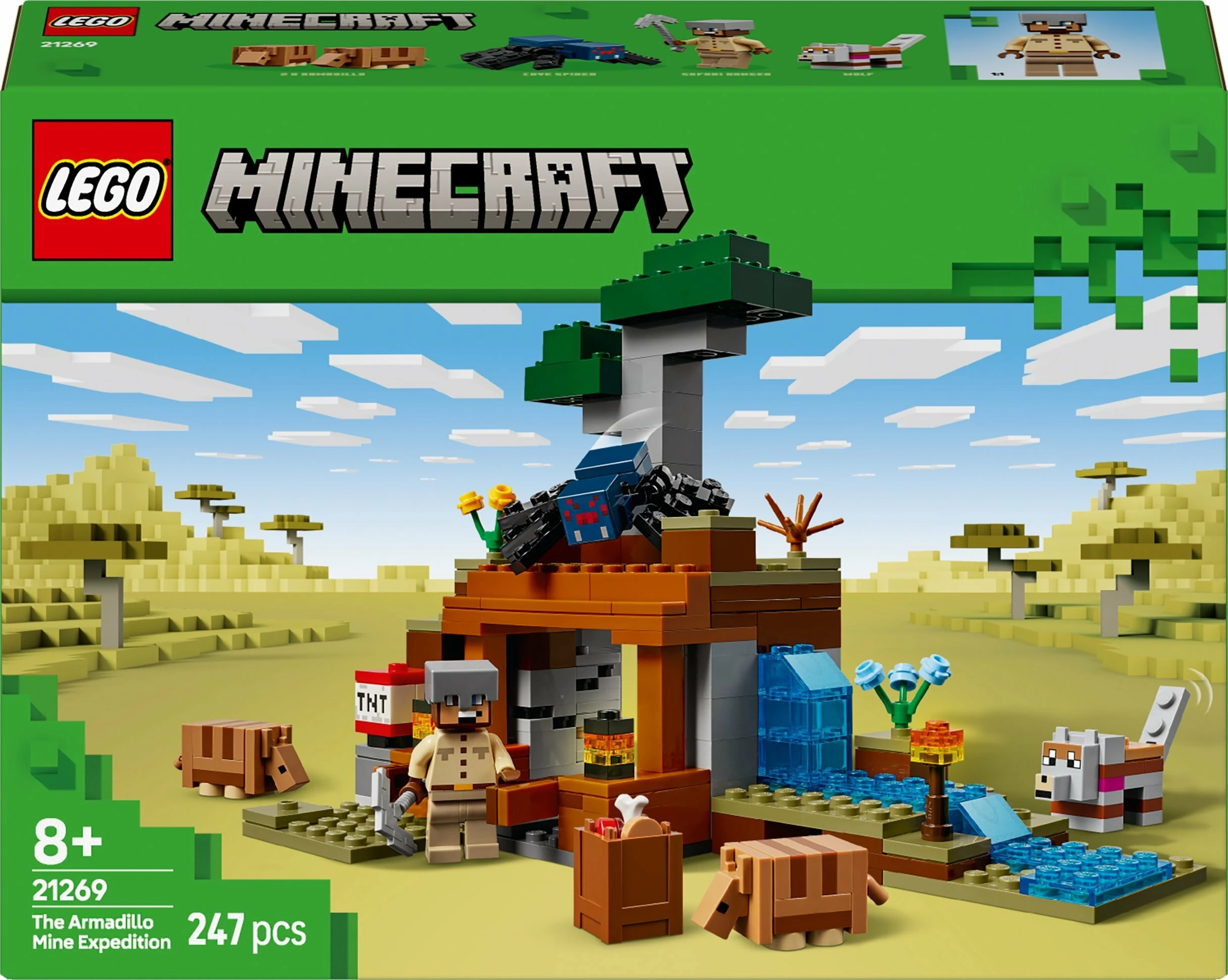 Set LEGO Minecraft 21269 Expedition to the Armored Mine, 247 copë (8+)