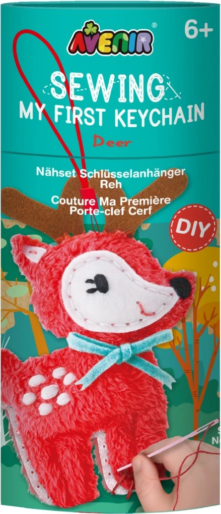 Set kreativ për qepje mbajtëse çelësash, MG DYSTRYBUCJA, CH1633, shumëngjyrësh