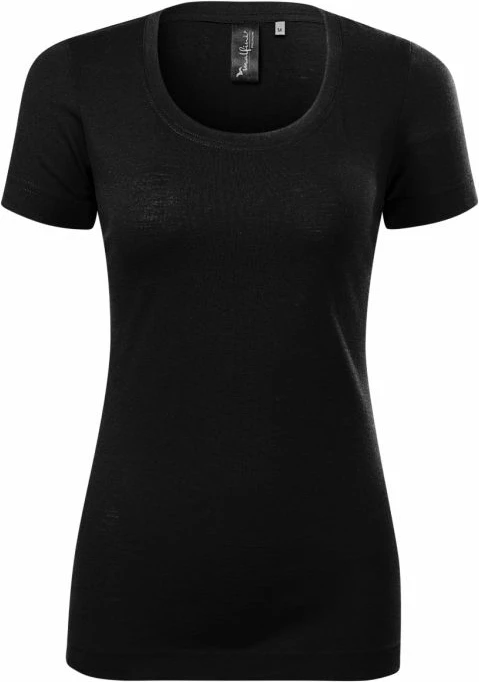 Maicë për femra Malfini Merino Rise, e zezë