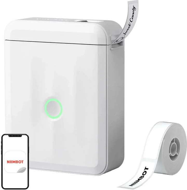 Printer etiketa portativ Niimbot D110M, termik, Bluetooth, i bardhë