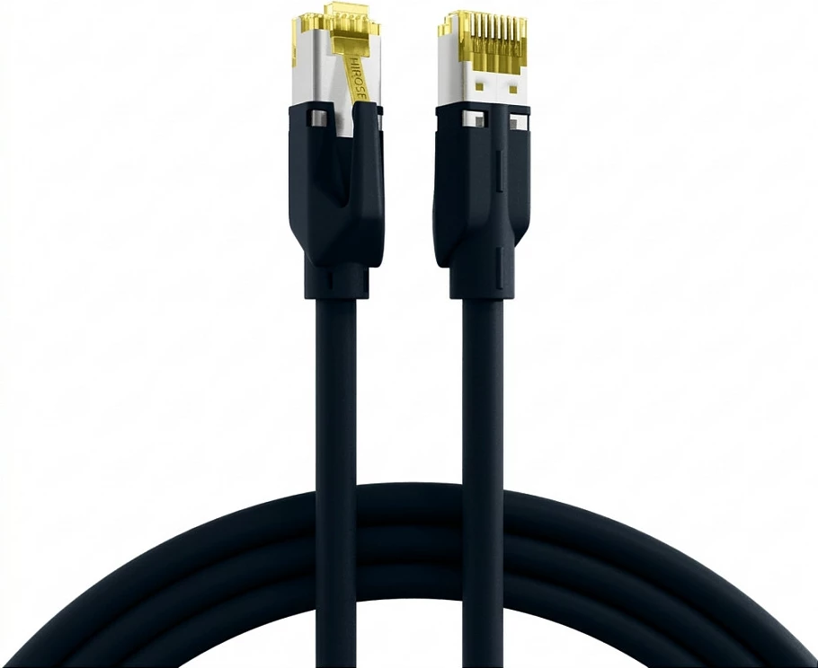 Kabllo rrjeti EFB Elektronik RJ45 Cat6A S/FTP LSZH 0.25m, e zezë