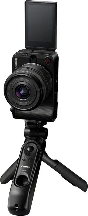 Kamerë pa pasqyrë Canon EOS R50 V me objektiv RF-S 14-30mm F4-6.3 IS STM PZ, tripod, e zezë