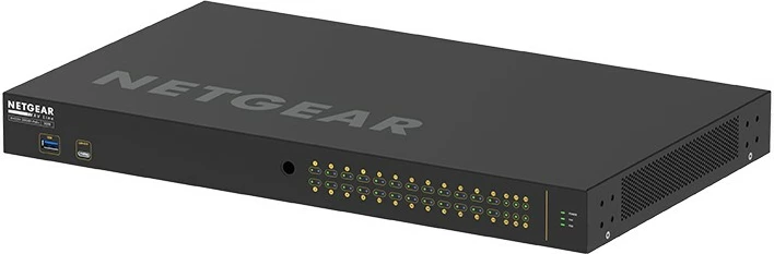 Switch NETGEAR GSM4230P-100EUS, 30 porta Gigabit, PoE+, Managed, 1U, e zezë